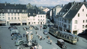 St. Johanner Market Square in 1957, Foto: Gerd Kugelgen/LPM