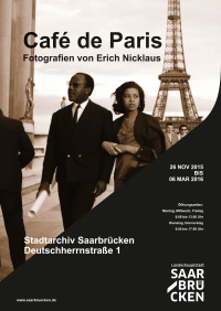 Plakat der Ausstellung "Café de Paris" 