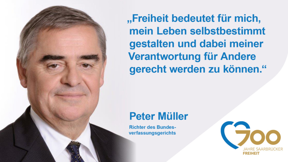 Peter Müller, Verfassungsrechtler, 700 Jahre Freiheitsrechte - Was bedeutet Freiheit für mich?