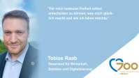Dezernent Tobias Raab:  700 Jahre Freiheit - Was bedeutet Freiheit für mich?