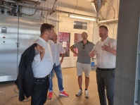 Besuch bei der Bruch-Brauerei - Sommertour des Oberbürgermeisters 2022