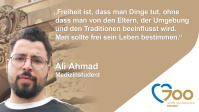 Was bedeutet für dich Freiheit, Ali Ahmad?