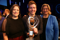 Preisverleihung Svenja Böttger, Lukas Nathrath, Anke Rehlinger