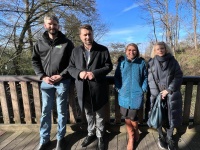 Termine mit Uwe Conradt: Willkommen! Jakob Kolleck (links) heißt der neue Direktor des Saarbrücker Zoos. 