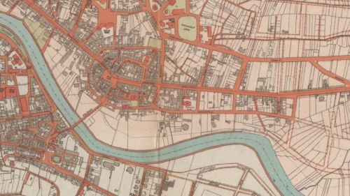 Ausschnitt eines Stadtplans von 1903