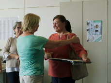 Drei Frauen im Büro