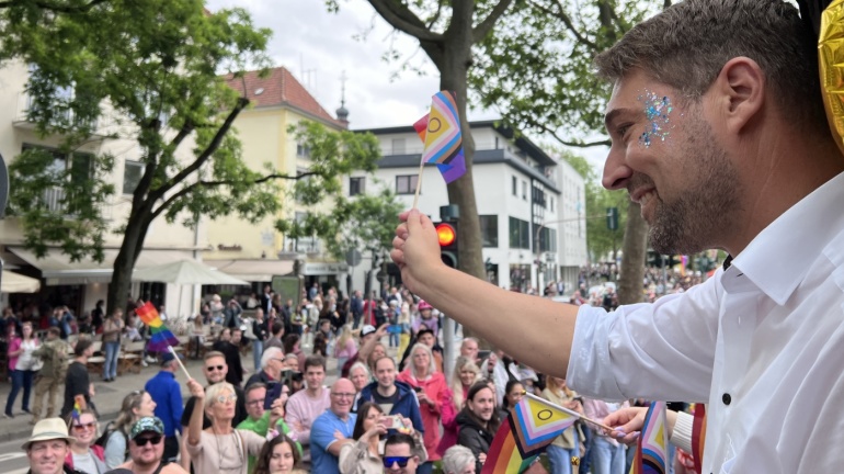 Christopher Street Day: OB Conradt bei der Parade am 2. Juni 2024