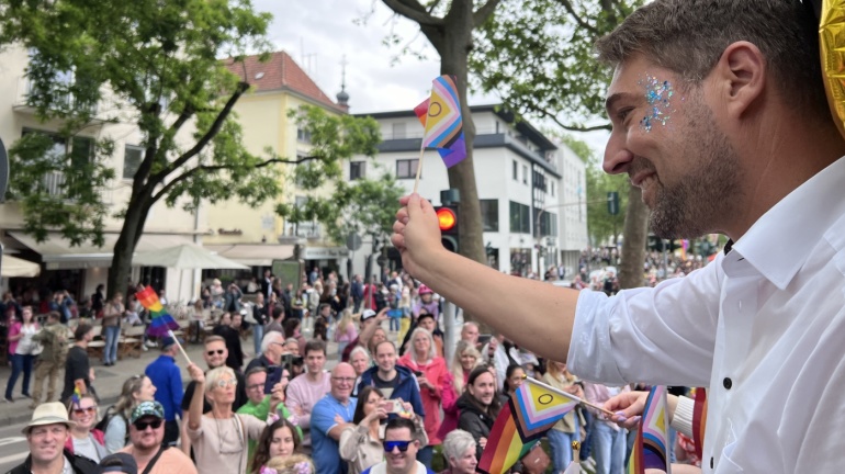 Christopher Street Day: OB Conradt bei der Parade am 2. Juni 2024