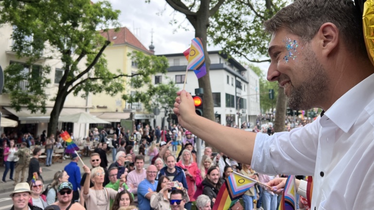 Christopher Street Day: OB Conradt bei der Parade am 2. Juni 2024