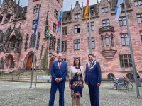 OB Conradt empfängt die luxemburgische Botschafterin Sylvie Lucas und den Honorarkonsul des Großherzogtums Luxemburg Jens Apelt zum Antrittsbesuch