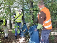 World Cleanup Day: Siedlungsgesellschaft, unterwegs auf dem Rodenhof