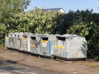 World Cleanup Day: Container Standplatz Gersweiler Straße nach der Reinigung