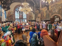 Übergabeverhandlungen am Fetten Donnerstag 2025 im Rathaus St. Johann