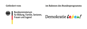 Logo "Demokratie leben!" Logo "Demokratie leben!"
