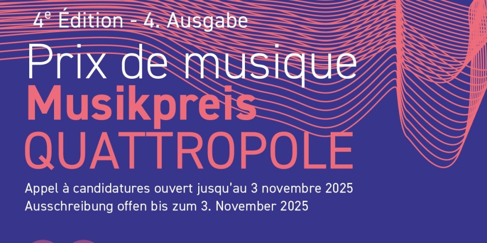 Prix de Musique QuattroPole 2026 Prix de Musique QuattroPole 2026