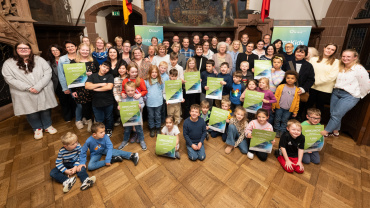 Feierstunde im Rathausfestsaal anlässlich des Wettbewerbs "KlimaKids Saarbrücken 2025" Image