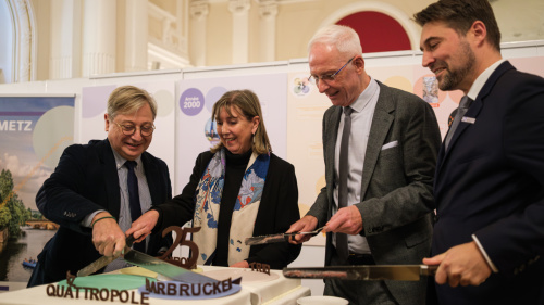 25 Jahre QuattroPole - Kuchenschneiden