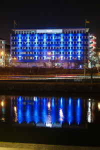 Blaue Gebäude FFMOP47 