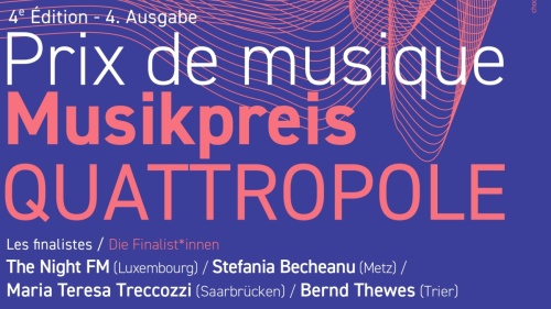 Plakat zum QuattroPole Musikpreis in Metz 2026