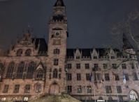 Ausgeschaltete Beleuchtung zur Earth Hour 2026 in Saarbrücken, Rathaus St. Johann Ausgeschaltete Beleuchtung zur Earth Hour 2026 in Saarbrücken, Rathaus St. Johann